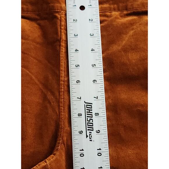 Women's size 14 Brown Corduroy Wide Leg Fall Pants by ModCloth - Picture 6 of 12